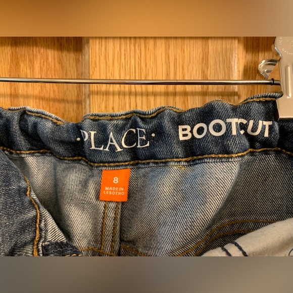 Place Boot Cut Boy Blue Denim Jeans Size 8 Bootcut Childrens - Picture 4 of 4